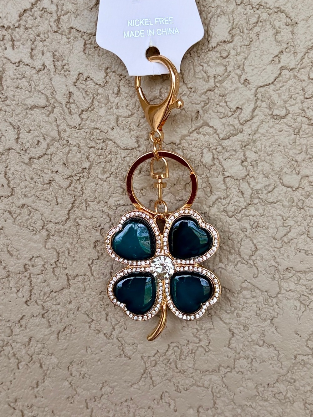 Classic For Leaf Clover Keychain/Bag Charm - Picture 2 of 8